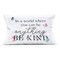 Stupell Industries Floral & Butterflies Be Kind Decorative Printed Pillow design by Gigi Louise, 14 x 7 x 20